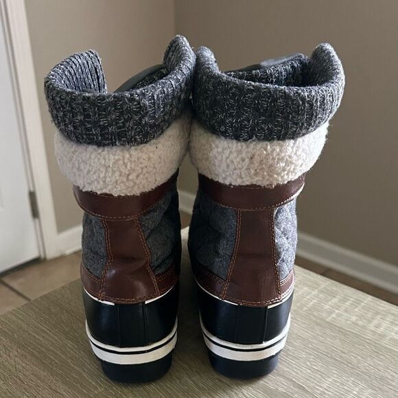 NWOT … DREAM PAIRS “Size: 8” Waterproof Duck / Winter Boots - Picture 4 of 8